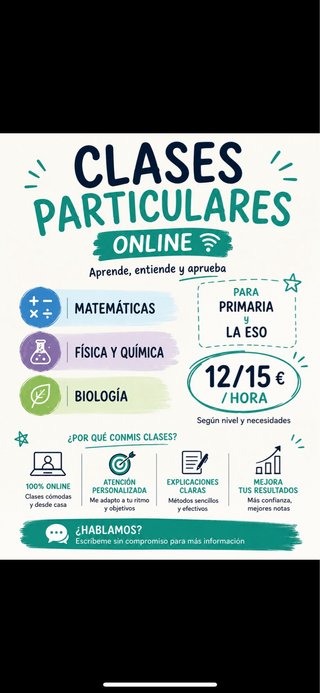 Clases particulares online