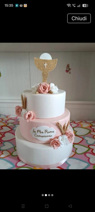 Torta scenografia Comunione