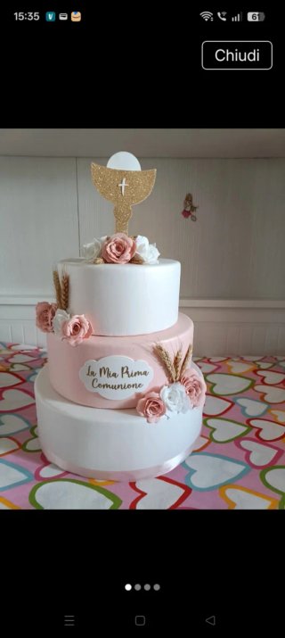 Torta scenografia Comunione