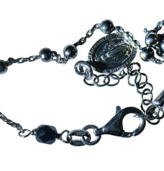 Bracciale Rosario Argento 925 Medaglia Miracolosa