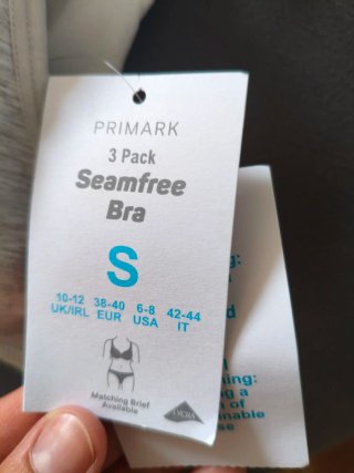 Pack 3 Sujetadores Seamless Primark Talla S