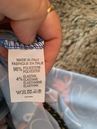 Vestido estampado palabras talla L