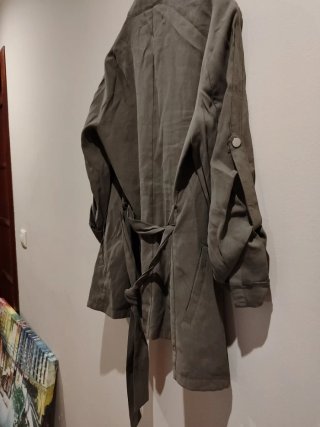 Chaqueta Zara Talla Única Verde Oliva