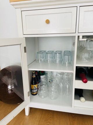Aparador Cocina Blanco y Madera