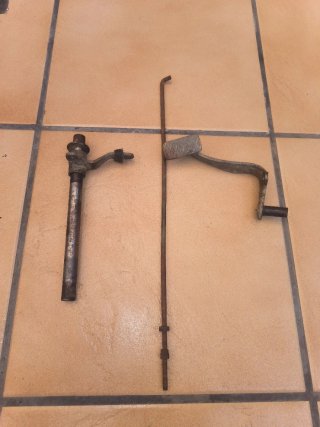 Pedal de freno y varilla Guzzi Dingo