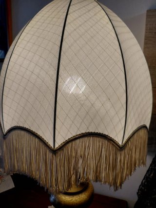 Lampada da tavolo vintage abat-jour