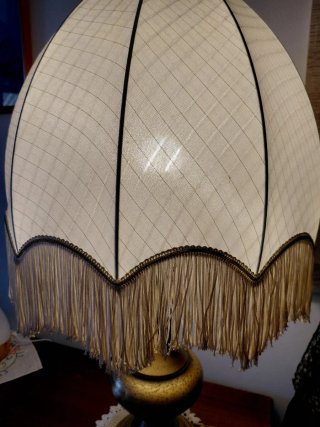 Lampada da tavolo vintage abat-jour