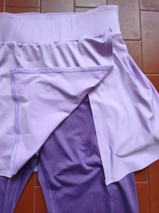 Mizuno pantalone gonna 2in1 taglia M lilla tennis