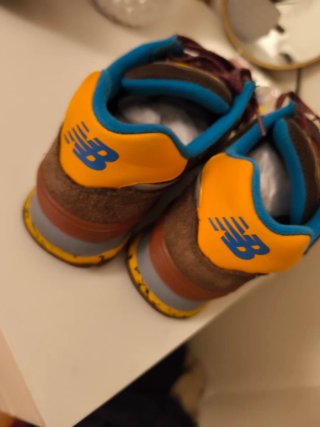 Zapatillas New Balance 574 Marrón y Azul