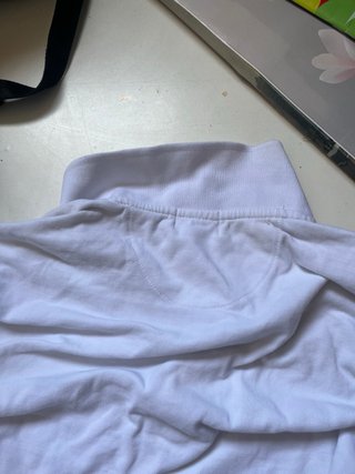 Polo Lacoste Blanco Talla M