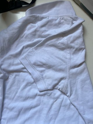 Polo Lacoste Blanco Talla M
