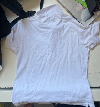 Polo Lacoste Blanco Talla M
