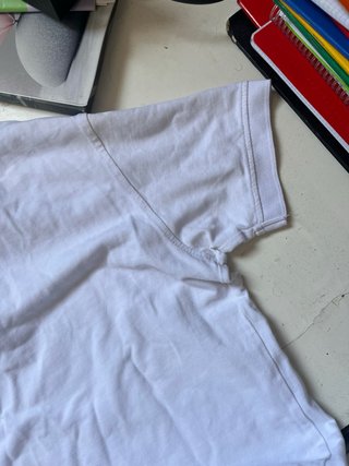 Polo Lacoste Blanco Talla M