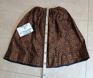 Falda para traje regional o disfraz. Varias tallas