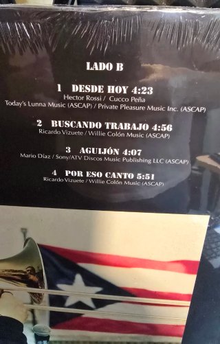 Vinilo Willie Colón - Hecho en Puerto Rico