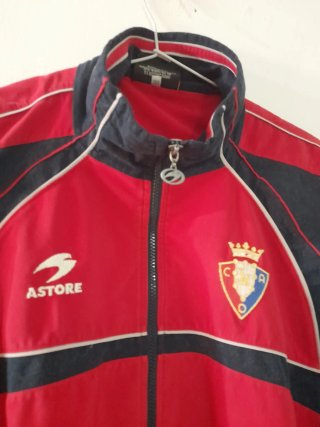 Chaqueta Astore Osasuna Vintage Roja y Negra