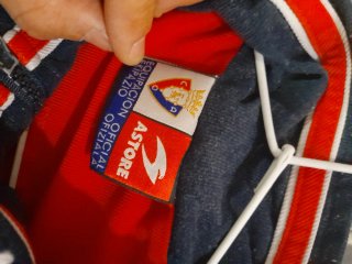 Chaqueta Astore Osasuna Vintage Roja y Negra