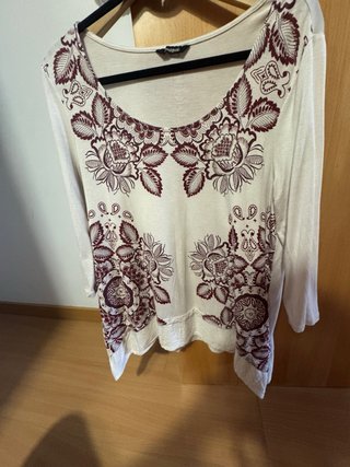 Camiseta Desigual Beige Talla L