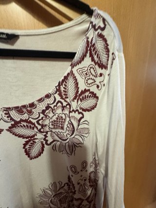 Camiseta Desigual Beige Talla L