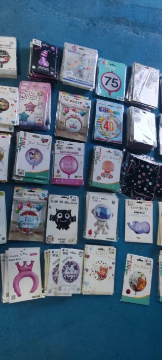 Lote de globos para fiestas
