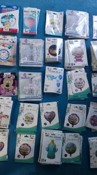 Lote de globos para fiestas