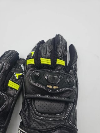 Guantes Moto Mujer Talla S Negros y Amarillos