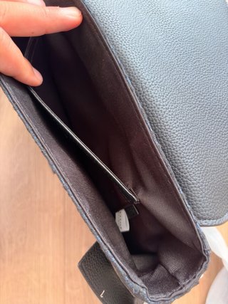 Borsa a spalla Dior nera e grigia nuova