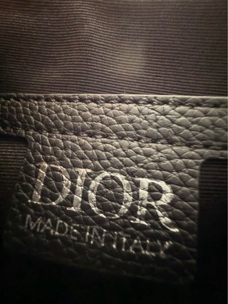 Borsa a spalla Dior nera e grigia nuova