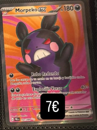 Carta Pokémon Morpeko EX 102/084