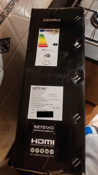 KOORUI S2721X0 monitor QD-OLED 27" 2K (1440p) new!