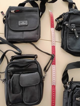 Lote 5 bolsos caballero