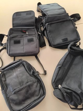 Lote 5 bolsos caballero