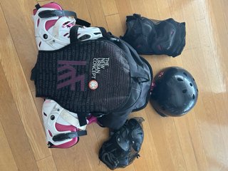 Patines niña Powerslide Talla 35-38 mochila casco