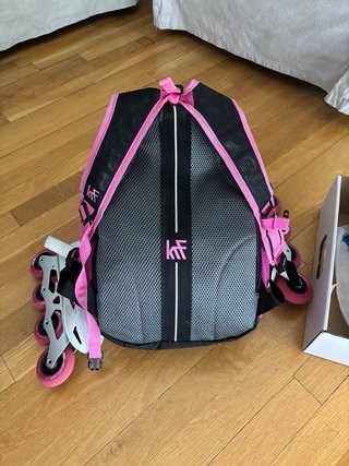 Patines niña Powerslide Talla 35-38 mochila casco