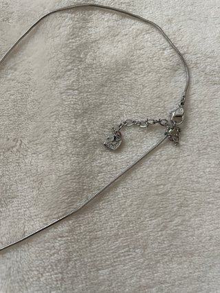 Collar Swarovski Círculos Brillantes Plata