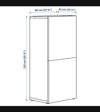 Mueble Besta Ikea Negro/Marrón Cristal/Madera