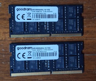 RAM DDR4 32GB 2×16GB 2666MHz GOODRAM SODIMM
