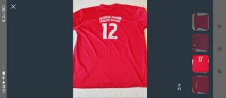 Lote 2 Camisetas Deportivas Rojas