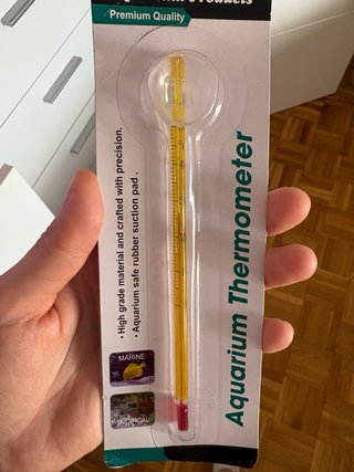 Termómetro para acuario