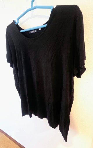 Camiseta Negra Manga Corta Mujer