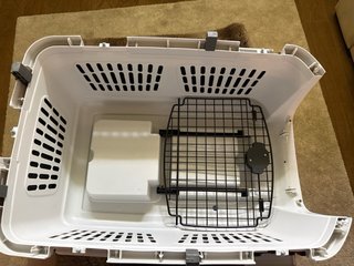 Transportín Perro Ferplast Negro/Blanco
