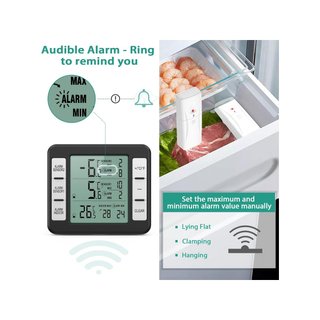 ORIA termómetro digital refrigerador congelador