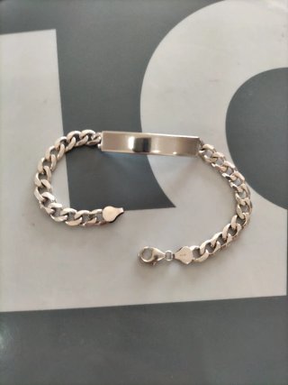 Pulsera de Plata para Hombre nueva.