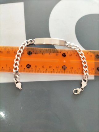 Pulsera de Plata para Hombre nueva.