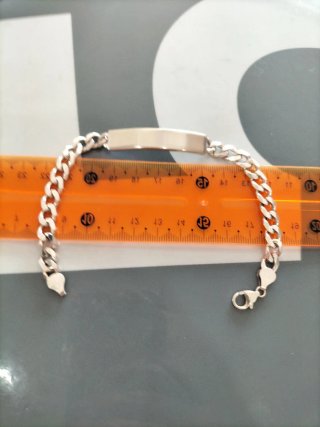Pulsera de Plata para Hombre nueva.