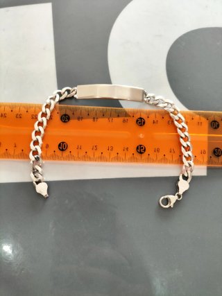 Pulsera de Plata para Hombre nueva.