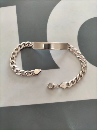 Pulsera de Plata para Hombre nueva.