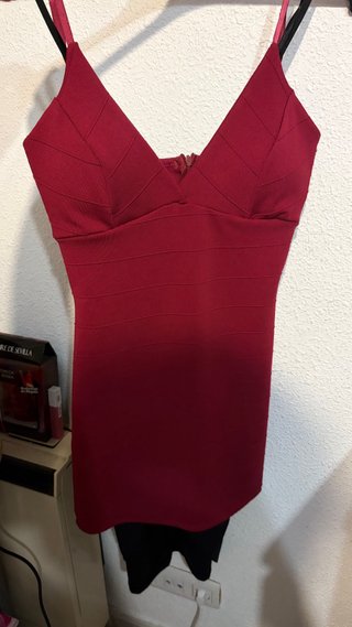 Pack 2 Vestidos Fiesta Negro & Granate