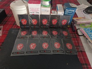 Insignias Metálicas MSI Dragon Originales