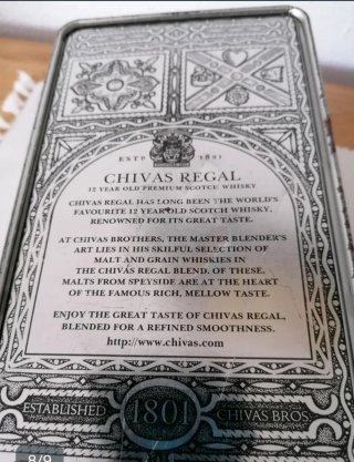 Caja Metálica Chivas Regal Vintage